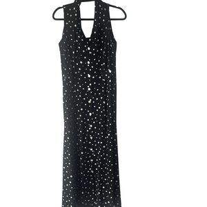 Virgo Black and White Polka Dot Dress